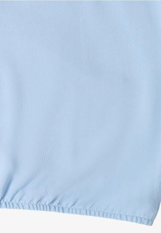Blouse à manches courtes avec mélange de structures light sky blue