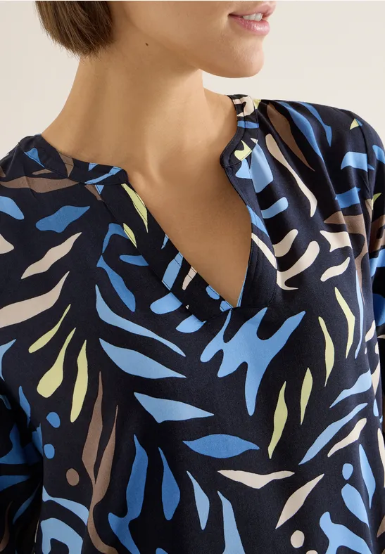 Blouse à motifs universal blue