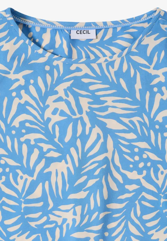 Blouse avec nœud fountain blue