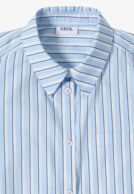 Blouse de style long blouse blue