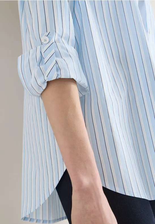 Blouse de style long blouse blue