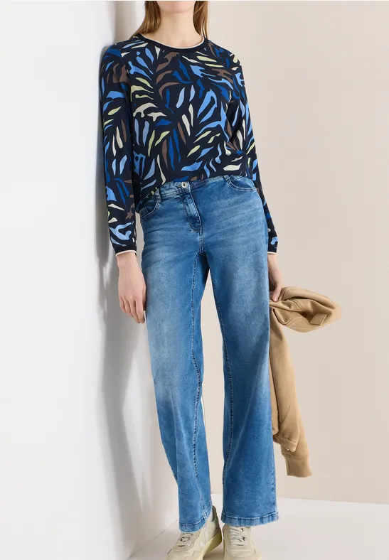 Blouse à motifs universal blue
