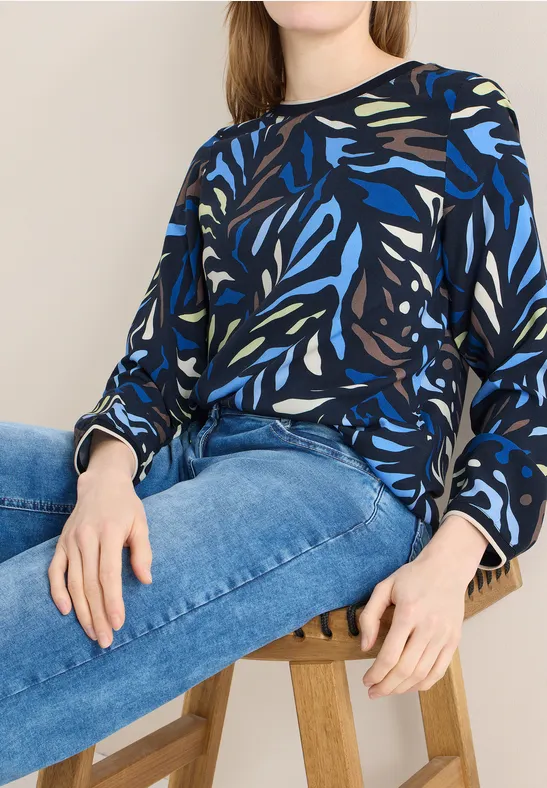 Blouse à motifs universal blue