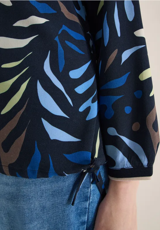Blouse à motifs universal blue