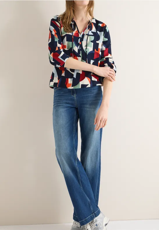 Blouse à motifs universal blue