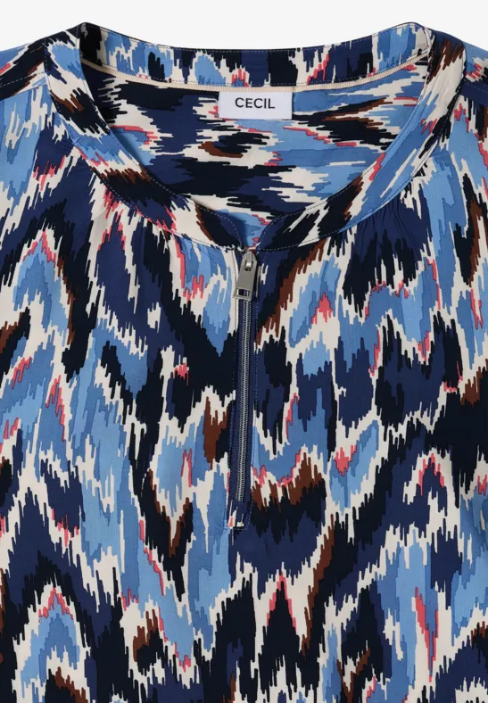 Blouse imprimée cloud blue