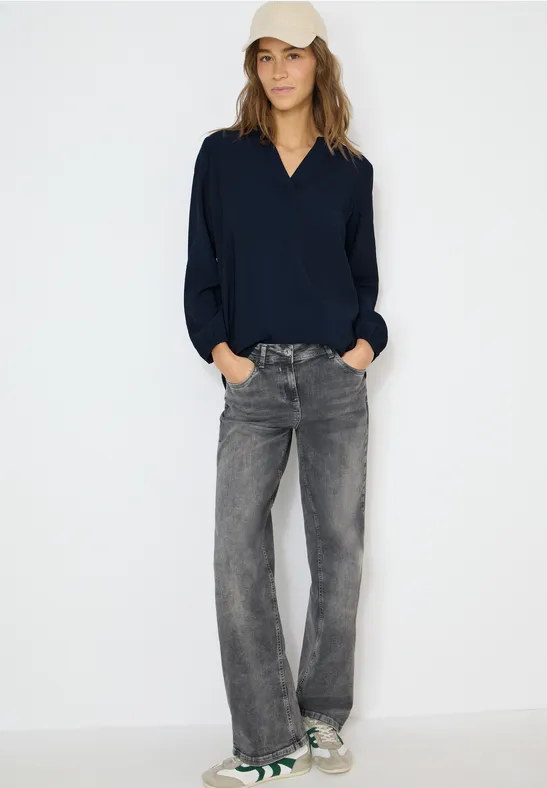 Blouse en couleur unie universal blue