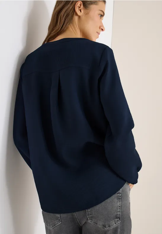Blouse en couleur unie universal blue