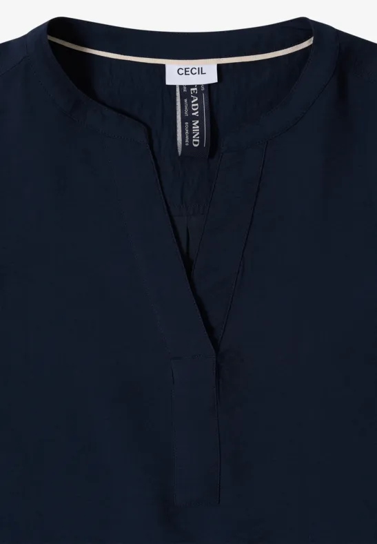 Blouse en couleur unie universal blue