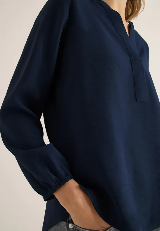 Blouse en couleur unie universal blue