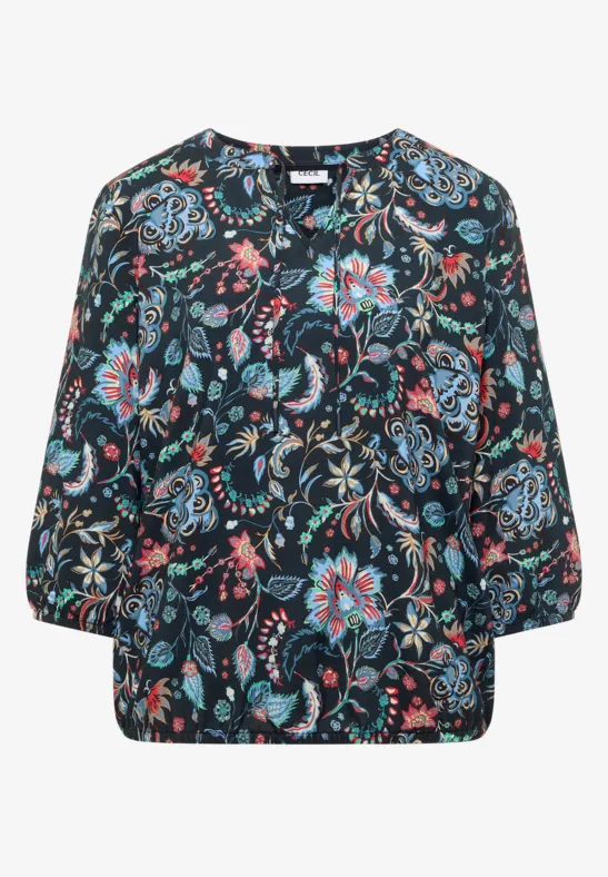 Blouse à motifs universal blue