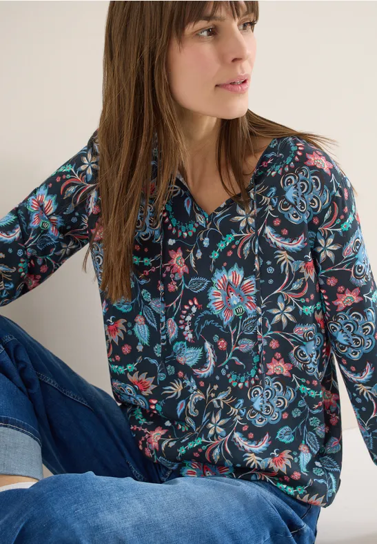 Blouse à motifs universal blue
