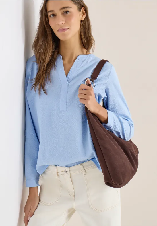 Blouse en couleur unie cloud blue
