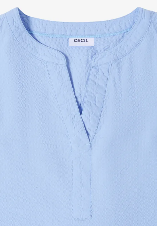 Blouse en couleur unie cloud blue