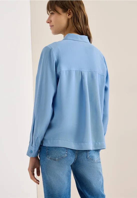 Blouse en denim coloré cloud blue