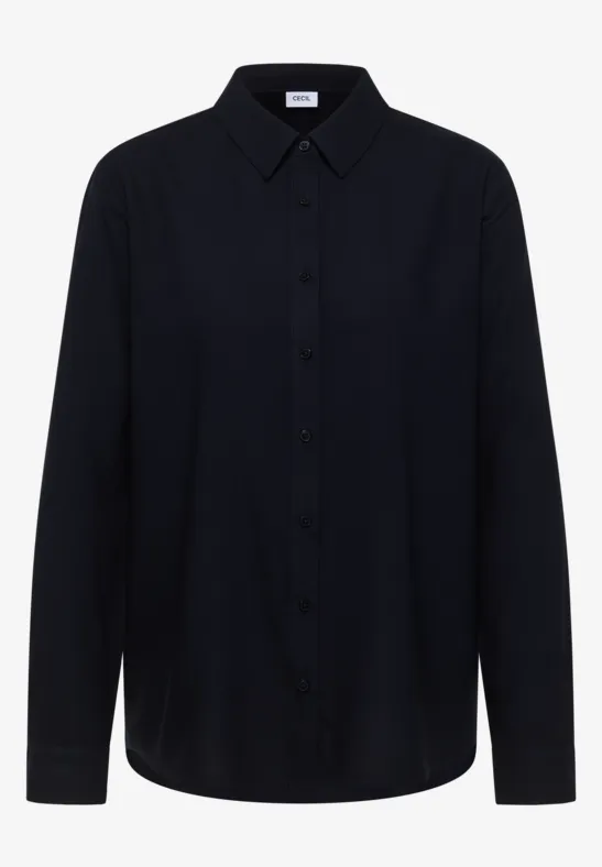 Chemisier en couleur unie universal blue