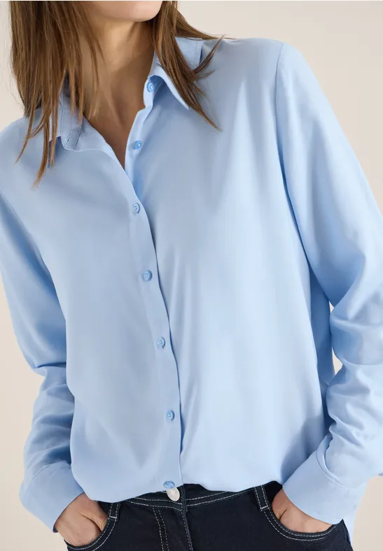 Chemisier en couleur unie light sky blue