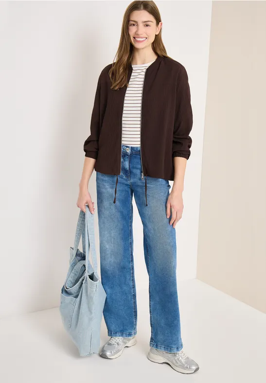 Leichter Blouson macchiato brown