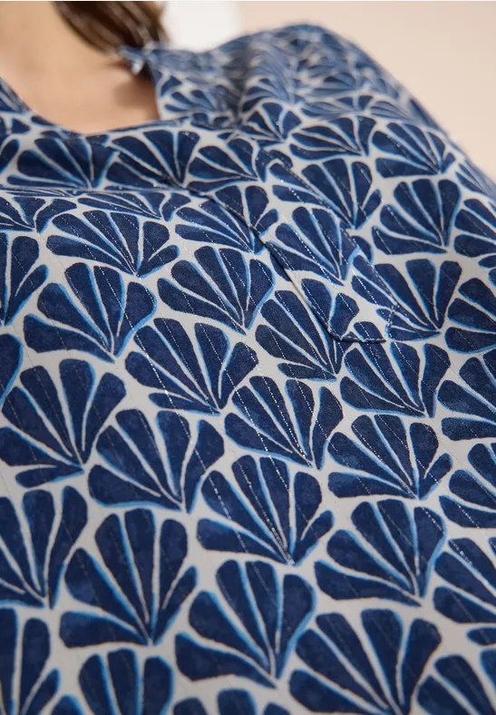 Blouse à manches 3/4 avec détails scintillants universal blue