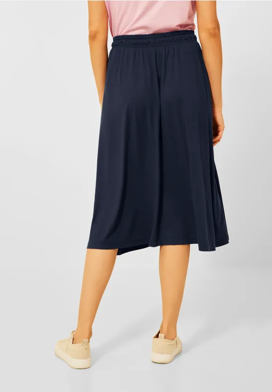Jerseyrock in Unifarbe deep blue