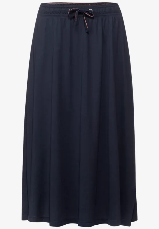 Jerseyrock in Unifarbe deep blue