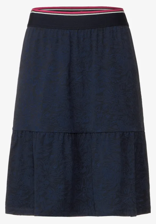 Rok met elastische band deep blue