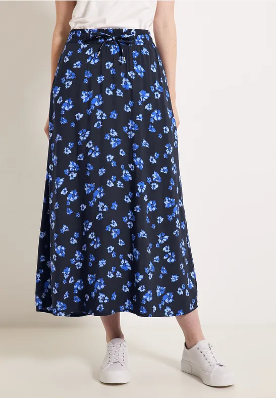 Maxi Printrock deep blue