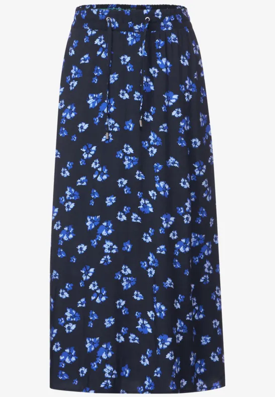 Maxi Printrock deep blue