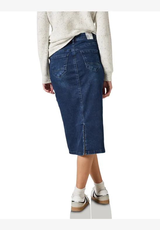 Jupe en jean Dark blue wash