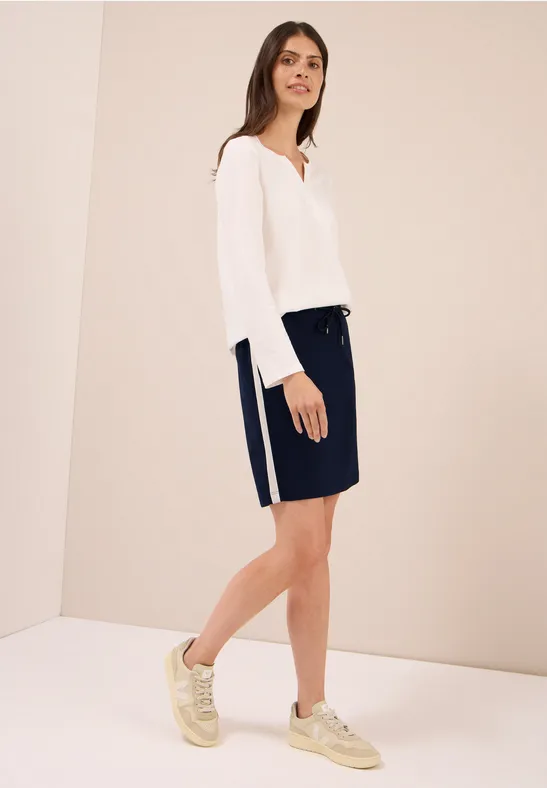 Gallonstreifen Jogg Skirt urban dark blue