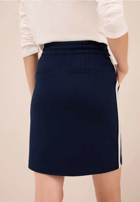 Gallonstreifen Jogg Skirt urban dark blue