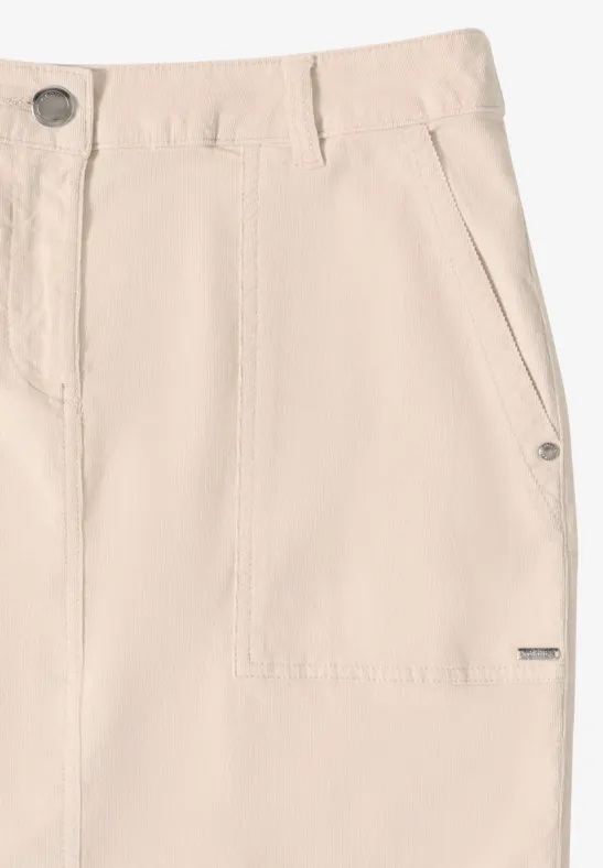 Feincord Rock oat milk beige