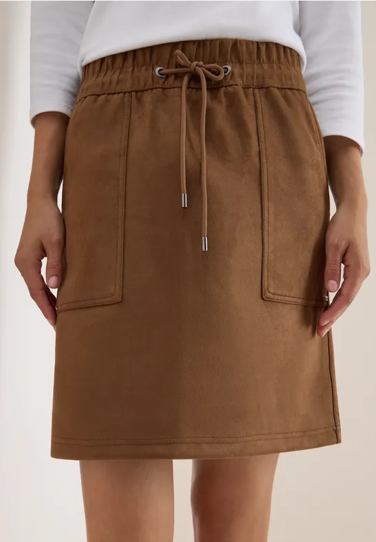 Veloursrock mocha caramel