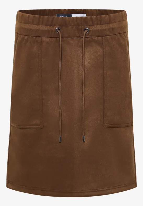 Veloursrock mocha caramel