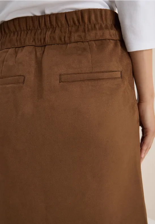 Veloursrock mocha caramel