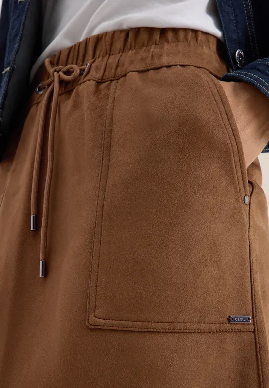Veloursrock mocha caramel