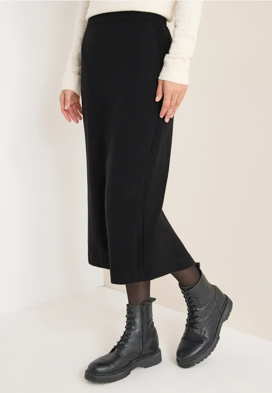 Rock mit Strukturdetails Black