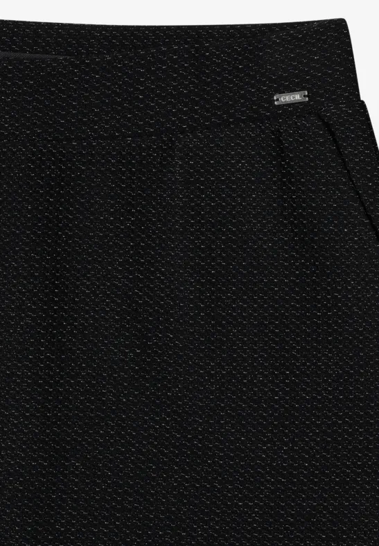 Midi satijnen rok Black