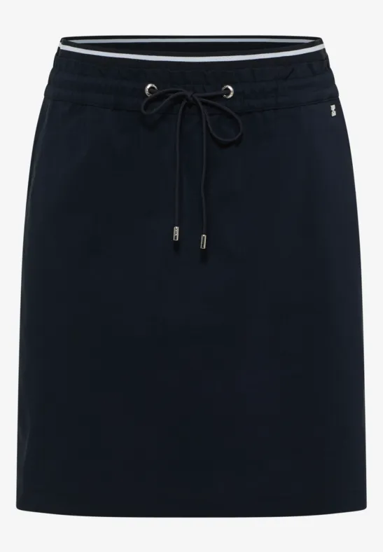 Jupe longueur genou avec détail de rayures universal blue