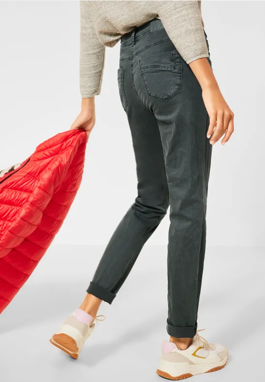 Coupe décontractée avec crash slate green