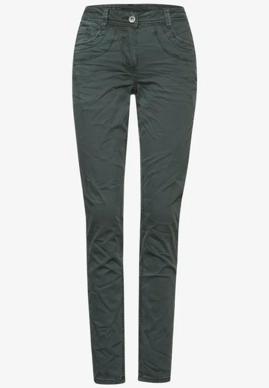 Coupe décontractée avec crash slate green