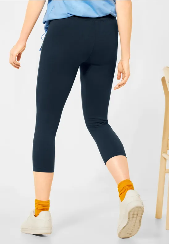Leggings in Unifarbe deep blue