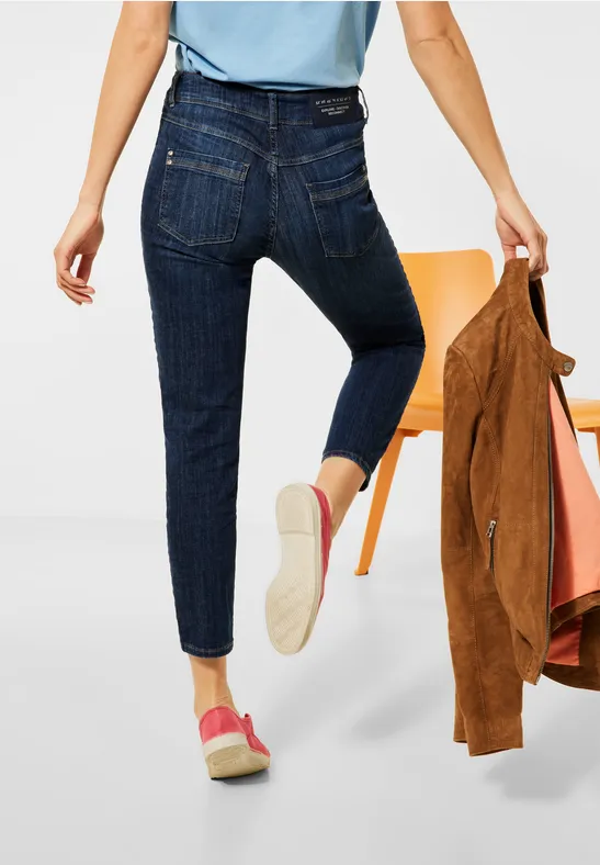 Slim Fit Denim in Blau mid blue wash