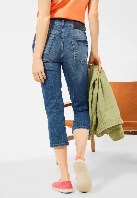 Mittelblaue Slim Fit Denim mid blue wash