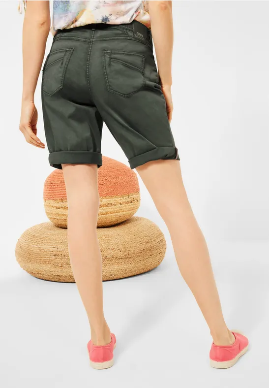 Short coupe ample utility olive