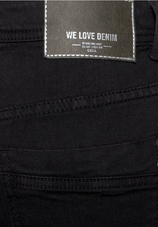 Slim Fit Denim Black
