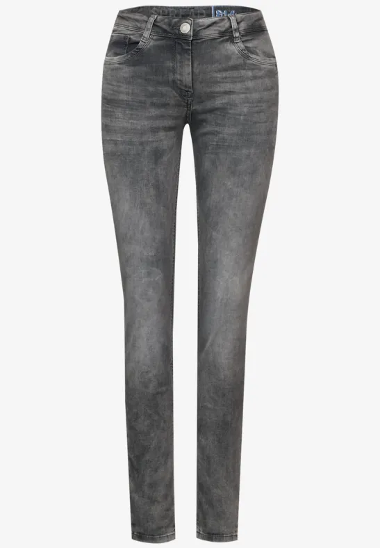 Loose Fit Jeans Mid grey used wash