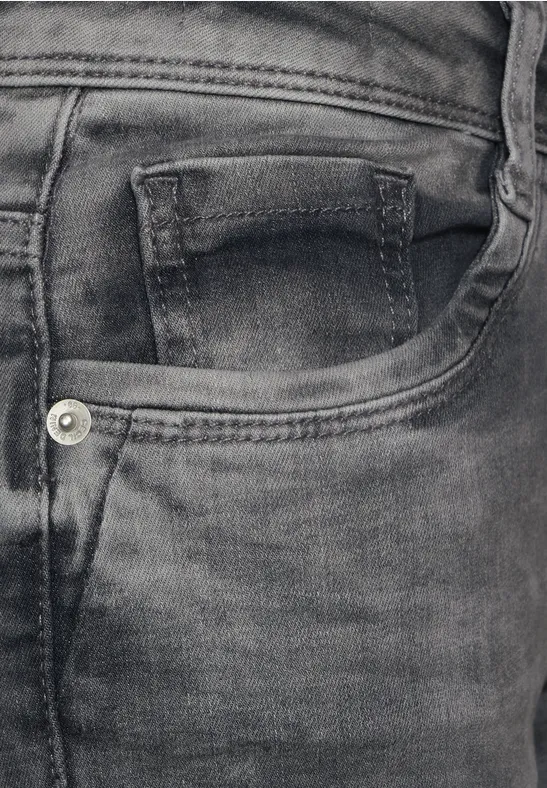Loose Fit Jeans Mid grey used wash