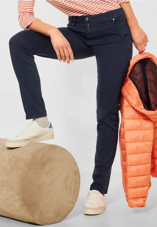 Slim Fit Hose deep blue
