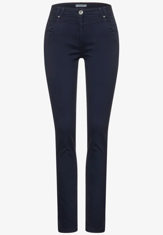 Slim Fit Hose deep blue